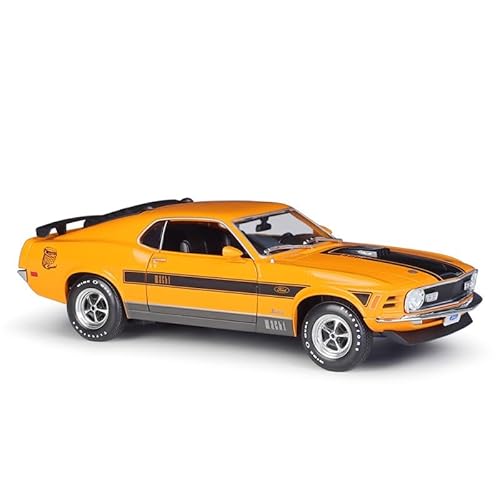 Auto Modell Maßstab 1:18 Metalldruckguss, Ford Mustang Wide Body 1970 Mach1 Vintage-Klassiker Legierungsauto Sammlung Spielzeug Für Erwachsene Jungen Mädchen Geschen von SYYANFEI