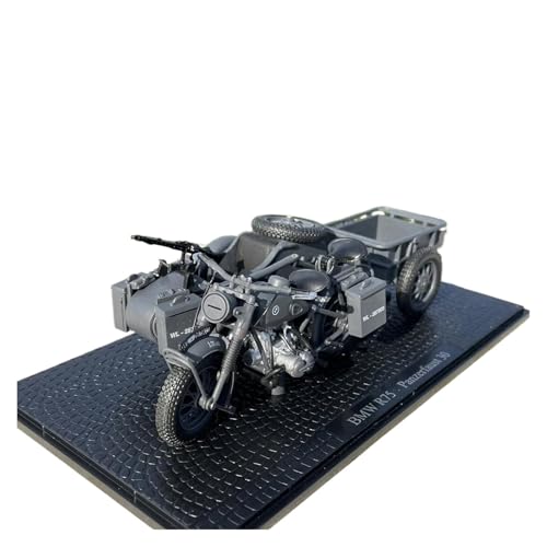 SYYANFEI Mini Alloy Motorrad Model 1/24 für Deutsche R75 Seite Dreirad Modell Druckguss Legierung Retro Sammeln Spielzeug Sammlung Souvenir Geschenk Druckguss-Nachbildung von SYYANFEI