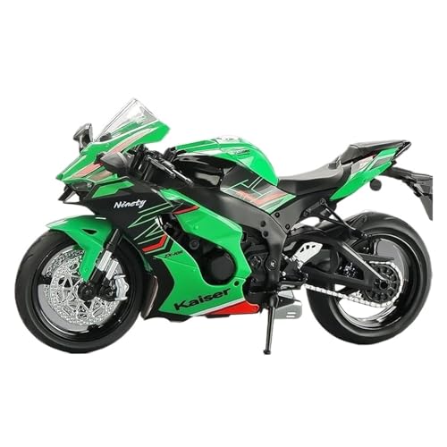 Mini Alloy Motorrad Model 1:12 Für Kawasaki Ninja ZX10R Motorradmodell-Spielzeugautoserie Aus Druckgusslegierung Druckguss-Nachbildung(Grün) von SYYANFEI