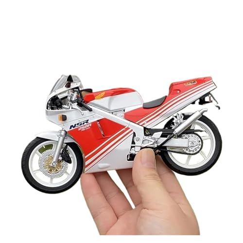 Mini Alloy Motorrad Model 1:12 für NSR 250R SP R4 Rothmans MC18 Motorradmodell Druckguss-Nachbildung(Rot) von SYYANFEI