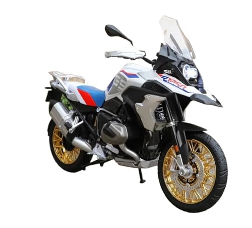 Mini Alloy Motorrad Model 1:9 Für BMW R1250 GS S1000RR Mit Zubehör Legierung Motorrad Modell Dekoration Geschenkbox Druckguss-Nachbildung von SYYANFEI