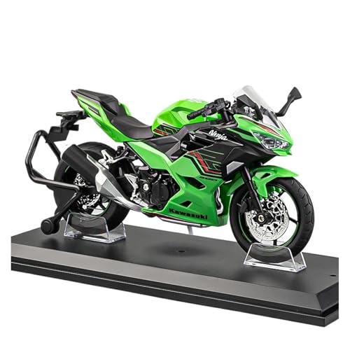 SYYANFEI Mini Alloy Motorrad Model Für Kawasaki Ninja400 Simulation Legierung Motorrad Modell H2r Motorrad Modell Sammlung Handpuppe Geburtstag Geschenk 520 Druckguss-Nachbildung von SYYANFEI