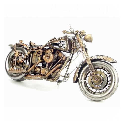 SYYANFEI Mini Alloy Motorrad Model FürAntikes Klassisches Motorradmodell Retro-Vintage-Kunsthandwerk Aus Geschmiedetem Metall Heimdekoration Oder Geburtstagsgeschenk Druckguss-Nachbildung von SYYANFEI