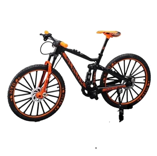 Mini-Mountainbikespielzeug 1:10 Für Mini-Legierungsmodell Druckguss-Metall FingerRacing Mountainbike Gefaltet Radfahren Ornamente Sammlung Spielzeug Kinder JungenMädchengeschenkdekoration(Orange) von SYYANFEI