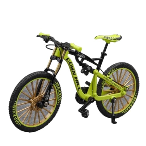 Mini-Mountainbikespielzeug 1:8 Für Legierung Fahrrad Modell Diecast Metall Finger Mountainbike Racing Bend Road Simulation Sammlung Spielzeug Für Kinder JungenMädchengeschenkdekoration(Orange) von SYYANFEI