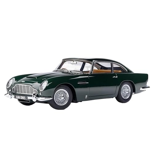 SYYANFEI Auto Modell 1/18 Für Aston Martin DB5 „Goldfinger“ Sportwagenmodell Aus Druckgussmetall Supercooles Klassisches Sammlerspielzeug Jungen Mädchen Geschen(Blau) von SYYANFEI