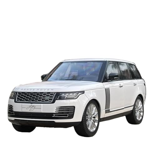 SYYANFEI Auto Modell 1/18 Für Range Rover Sport Legierung Auto Modell Diecast Spielzeug Geländewagen Modell Simulation Sound Und Licht Jungen Mädchen Geschen(Weiß) von SYYANFEI