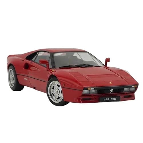 SYYANFEI Auto Modell 1/18 Für Scale KK Ferrari 288 GTO Alloy Supercar Ferrari Racing Car Scene Display Collection Hobby Jungen Mädchen Geschen von SYYANFEI