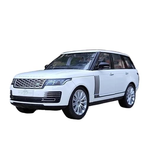 SYYANFEI Auto Modell 1/18 Für Sondereditionen Rover Sports Alloy Diecast Metal Toy Vehicle Car Model Simulation Sound and Light Jungen Mädchen Geschen(White) von SYYANFEI