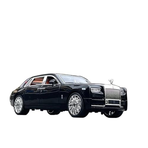 SYYANFEI Auto Modell 1/20 Für Rolls-Royce Phantom Legierung Luxy Auto Modell Sound Und Licht Hobbyist Memorial Sammlung Jungen Jungen Mädchen Geschen(Schwarz) von SYYANFEI