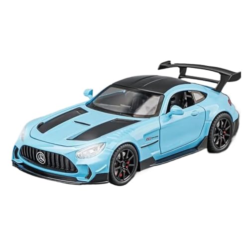 SYYANFEI Auto Modell 1/24 Für Benzs-GT GTR Legierung Rennwagen Druckguss Metall Spielzeug Modifizierte Sportwagen Modell Simulation Sound Und Licht Jungen Mädchen Geschen(Grün) von SYYANFEI