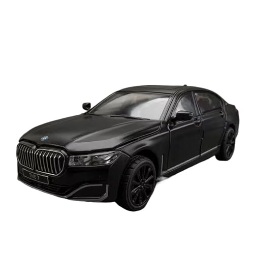 SYYANFEI Auto Modell 1/24 Für Serie 760 LI Legierung Auto Modell Sound Und Licht Sammlung Automotive Enthusiasten Memorial Boys Jungen Mädchen Geschen(Black 1) von SYYANFEI