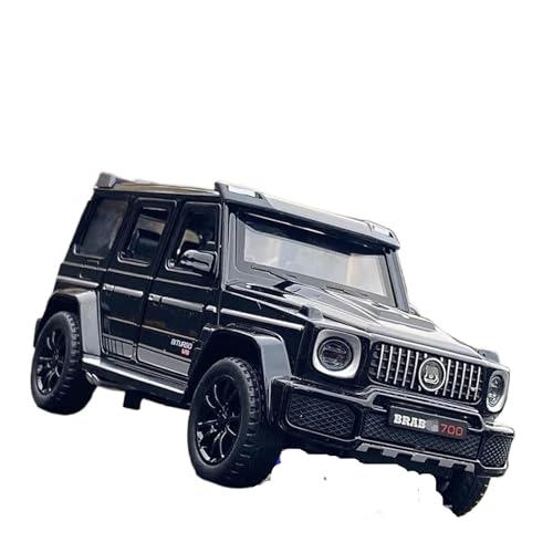 SYYANFEI Auto Modell 1/32 Für G700 G65 SUV Legierung Auto Diecast Simulation Metall Spielzeug Geländewagen Auto Modell Sound Licht Sammlung Jungen Mädchen Geschen(Schwarz) von SYYANFEI