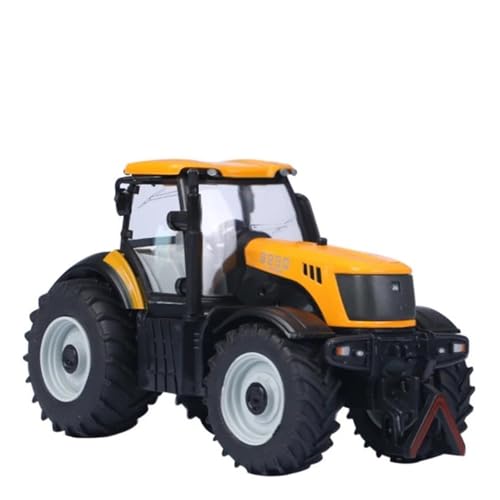 SYYANFEI Auto Modell 1/32 Für Legierung TractorMetal Landwirtschaftliche Fahrzeuge Landwirtschaft Werkzeug Traktor Ackerland Auto Modell Spielzeug Jungen Mädchen Geschen(Yellow) von SYYANFEI