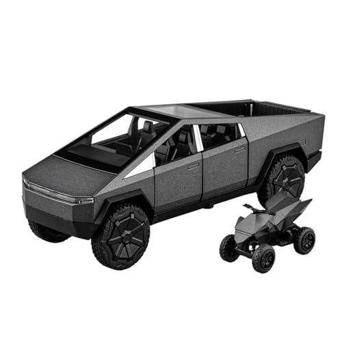 SYYANFEI Auto Modell 1/32 Für Teslas Cybertruck Pickup Legierung Auto Diecast Metall Modell Sound Und Licht Kinder Spielzeug Sammlung Dekoration Kleinkinder Kinder Jungen Mädchen Geschenk von SYYANFEI