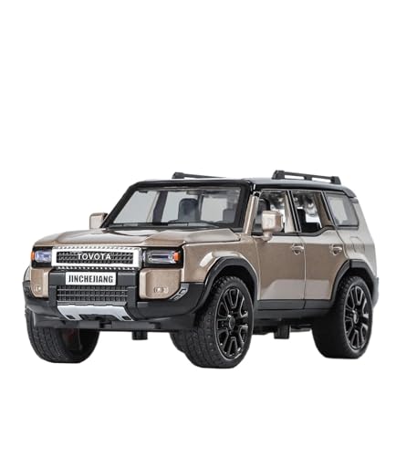 SYYANFEI Auto Modell 1/32 Für Toyota Prado Land Cruiser Legierung Geländewagen Auto Modell Simulation Sound Und Licht Spielzeug Bastler Jungen Mädchen Geschen(Grün) von SYYANFEI