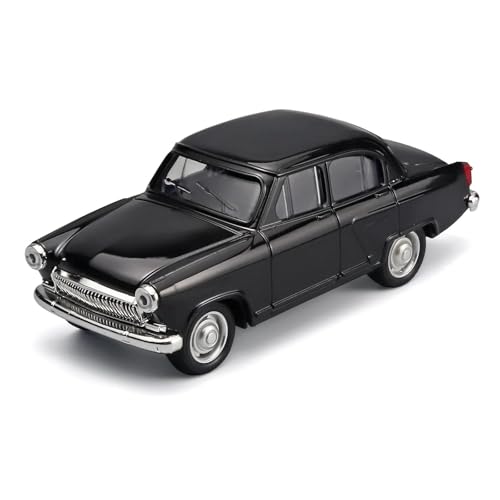 SYYANFEI Auto Modell 1/43 Für Wolga GAZ-21 Legierung AutoDiecasts Metall Spielzeug Klassische Fahrzeuge Simulation Sound Und Licht Sammlung Jungen Mädchen Geschen(Schwarz) von SYYANFEI