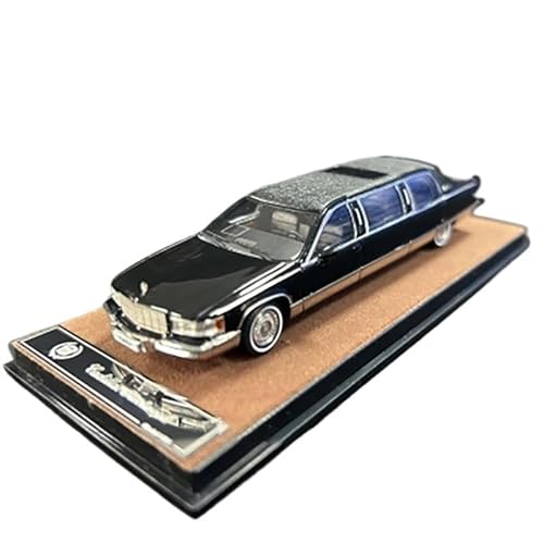 SYYANFEI Auto Modell 1/64 Für Cadillac Fleetwood Druckguss-Legierung Automodell Cadillac Auto Spielzeug Erwachsene Sammlerstück Ornament Jungen Mädchen Geschen(Schwarz) von SYYANFEI