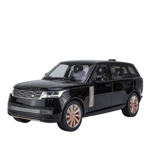 SYYANFEI Auto Modell 1:18 Druckguss-Metall-Sonderedition Range Rover-Legierungsautomodell Geländewagen-Spielzeugauto Jungen Mädchen Geschen(Schwarz) von SYYANFEI