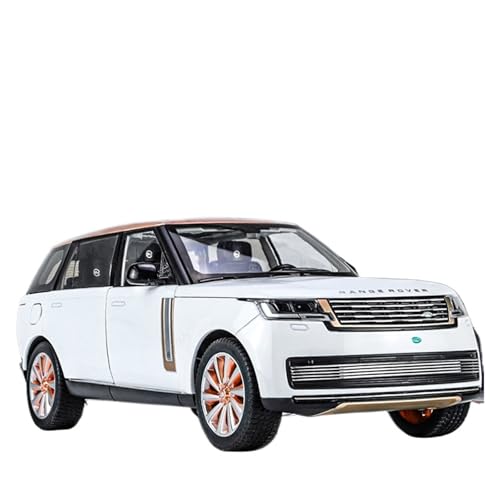 SYYANFEI Auto Modell 1:18 Druckguss-Metall-Sonderedition Range Rover-Legierungsautomodell Geländewagen-Spielzeugauto Jungen Mädchen Geschen(White) von SYYANFEI