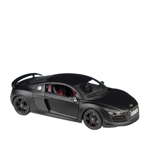 SYYANFEI Auto Modell 1:18 Für Audi R8 GT B240 Legierung Modell Auto Statische Metall Modell Fahrzeuge Spielzeug Sammlung Dekoration Jungen Mädchen Geschen(Schwarz) von SYYANFEI