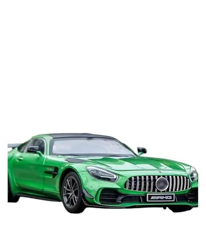 SYYANFEI Auto Modell 1:18 Für Benz GTR Legierung Auto Modell Sound Und Licht Zurückziehbares Spielzeugauto Metall Sportwagen Sammlung Ornamente Jungen Mädchen Geschen(Grün) von SYYANFEI