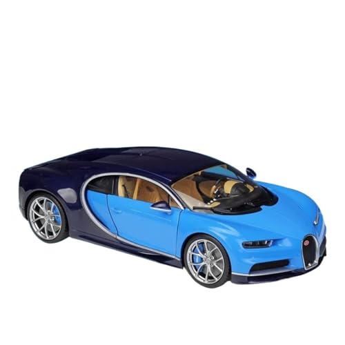 SYYANFEI Auto Modell 1:18 Für Bugatti ChironB97 2016 Sport Auto Hohe Simulation Fahrzeug Diecast Legierung Modell Auto Spielzeug Jungen Mädchen Geschen(Blau) von SYYANFEI