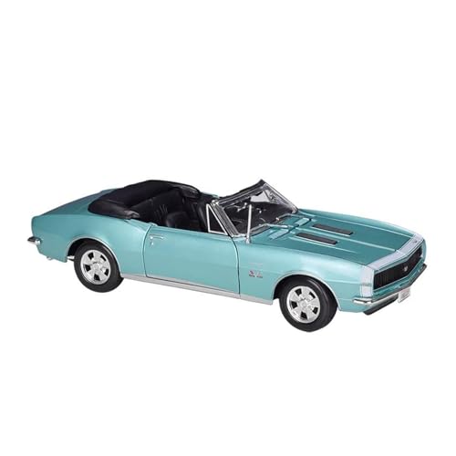 SYYANFEI Auto Modell 1:18 Für Chevrolet 1967 Camaro SS 396 Cabrio, Legierungsfertiges Automodell Mit Base Collection Ornament Jungen Mädchen Geschen von SYYANFEI