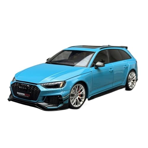 SYYANFEI Auto Modell 1:18 Für Den Cast Audi RS4 2022 Wagen-Legierungsauto-Model Nach Hause Oder Bürodekoration Für Mann Frau Ihn Oder Sie Jungen Mädchen Geschen(Blau) von SYYANFEI