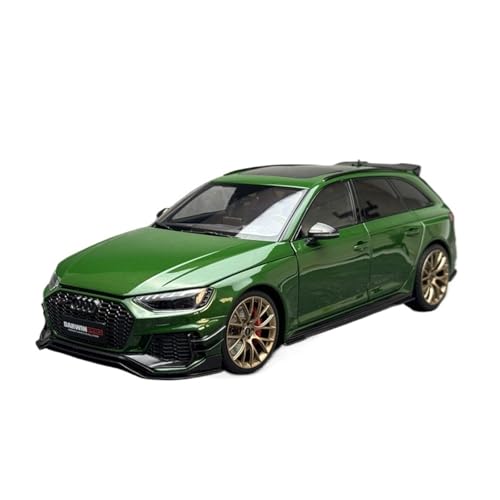 SYYANFEI Auto Modell 1:18 Für Den Cast Audi RS4 2022 Wagen-Legierungsauto-Model Nach Hause Oder Bürodekoration Für Mann Frau Ihn Oder Sie Jungen Mädchen Geschen(Grün) von SYYANFEI