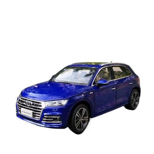 SYYANFEI Auto Modell 1:18 Für Die Cast Metal Special Edition Audi Q5L 2018 SUV -Legierungsauto -Modell Erwachsener Kollektor Grad Jungen Mädchen Geschen(Blau) von SYYANFEI