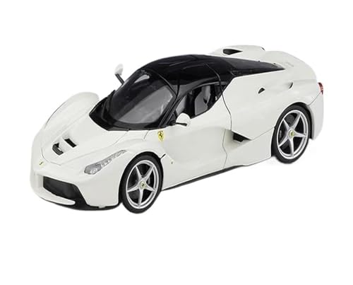 SYYANFEI Auto Modell 1:18 Für Ferrari LaFerrari Legierung Modell Auto Statische Metall Modell Fahrzeuge Spielzeug Sammlung Dekoration Jungen Mädchen Geschen(Weiß) von SYYANFEI