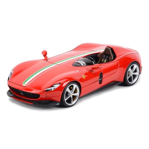 SYYANFEI Auto Modell 1:18 Für Ferrari Monza SP1 Verfeinerte Version Sportwagen Statische Druckgussfahrzeuge Sammelbares Modellauto-Spielzeug Jungen Mädchen Geschen von SYYANFEI