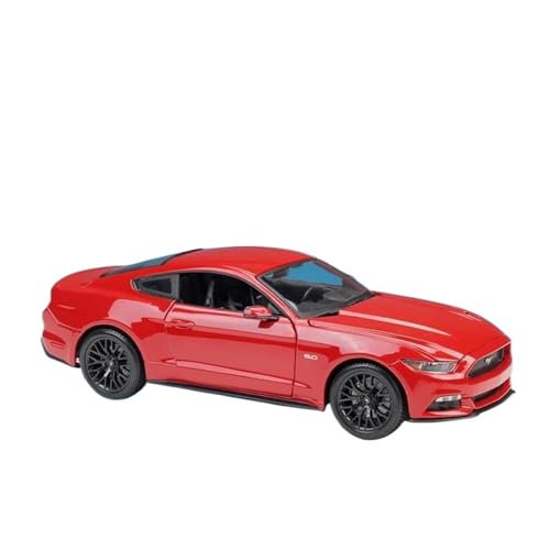 SYYANFEI Auto Modell 1:18 Für Ford Mustang Ford Mustang Sportwagen Legierung Auto Modell Spielzeug Dekoration Collectiontoy Kleinkinder Kinder Jungen Mädchen Geschenk(Rot) von SYYANFEI