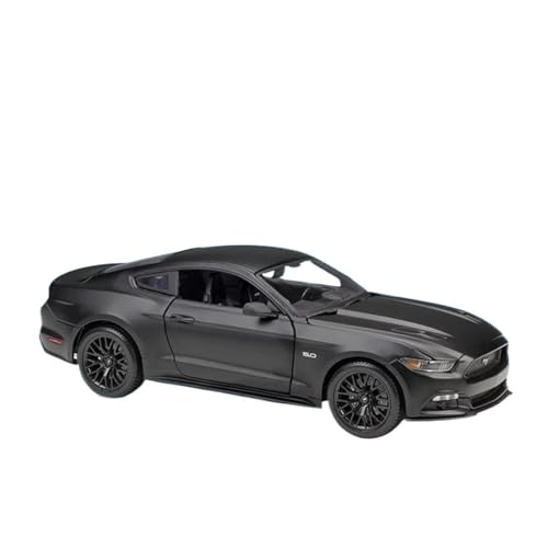 SYYANFEI Auto Modell 1:18 Für Ford Mustang Ford Mustang Sportwagen Legierung Auto Modell Spielzeug Dekoration Collectiontoy Kleinkinder Kinder Jungen Mädchen Geschenk(Schwarz) von SYYANFEI