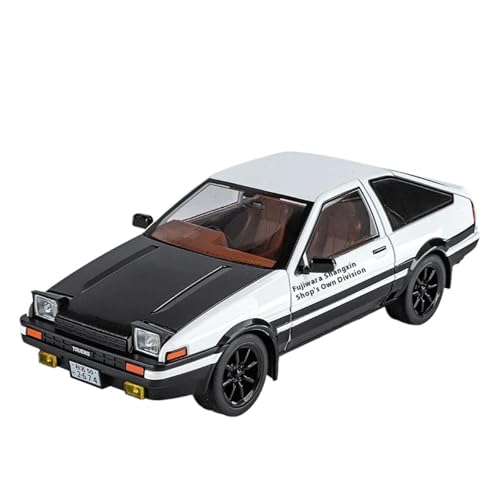 SYYANFEI Auto Modell 1:18 Für INITIAL D AE86 Legierung Sportwagen Druckguss Metall Track Racing Auto Modell Sound Und Licht Spielzeug Jungen Mädchen Geschen von SYYANFEI