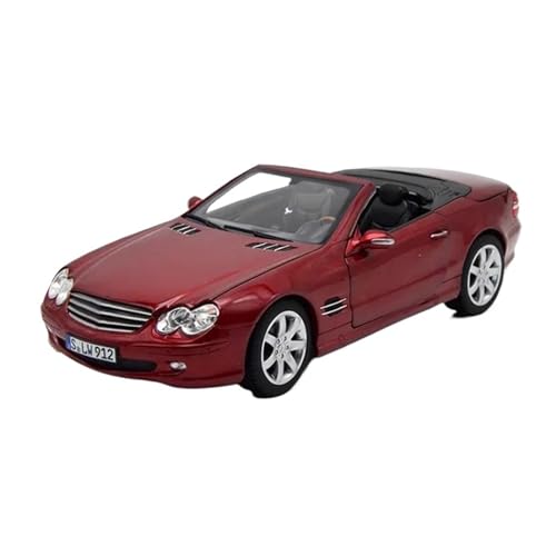 SYYANFEI Auto Modell 1:18 Für Scale Diecast Alloy Benz SL500 Toys Sports Car LimitierteAdultCollectionDisplay-Dekoration Jungen Mädchen Geschen(Rot) von SYYANFEI