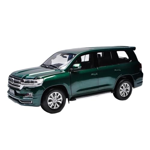 SYYANFEI Auto Modell 1:18 Für Toyota Rand Cruiser LC200 Originallegierung Kompressionswelle Miniaturmodell Adults Collection Dekoration Jungen Mädchen Geschen(Grün) von SYYANFEI