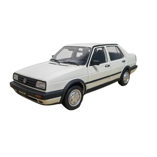 SYYANFEI Auto Modell 1:18 Für VW Jetta GT MK2 Klassische Retro Legierung Auto Modell Fertig Miniatur Fahrzeug Sammlung Display Junge Jungen Mädchen Geschen(White) von SYYANFEI