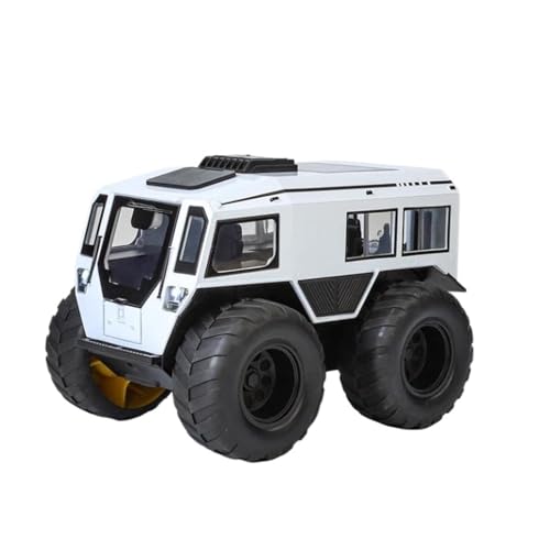 SYYANFEI Auto Modell 1:24 Für All-Terrain Sherp Alloy ATV Truck Diecasts Metal Off-Road Vehicles Car Model Simulation Sound and Light Jungen Mädchen Geschen(Weiß) von SYYANFEI