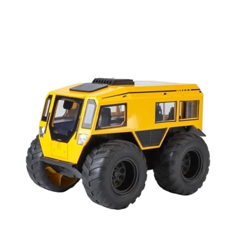 SYYANFEI Auto Modell 1:24 Für All-Terrain Sherp Alloy ATV Truck Diecasts Metal Off-Road Vehicles Car Model Simulation Sound and Light Jungen Mädchen Geschen(Yellow) von SYYANFEI