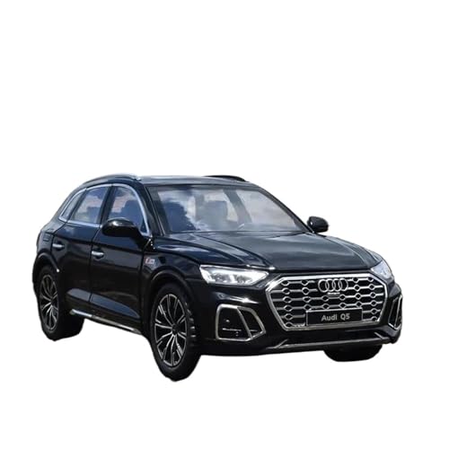 SYYANFEI Auto Modell 1:24 Für Audi Q5 SUV Legierungsauto Druckguss-Spielzeugfahrzeuge MetalSimulation Sound and Light Collection Jungen Mädchen Geschen(Schwarz) von SYYANFEI