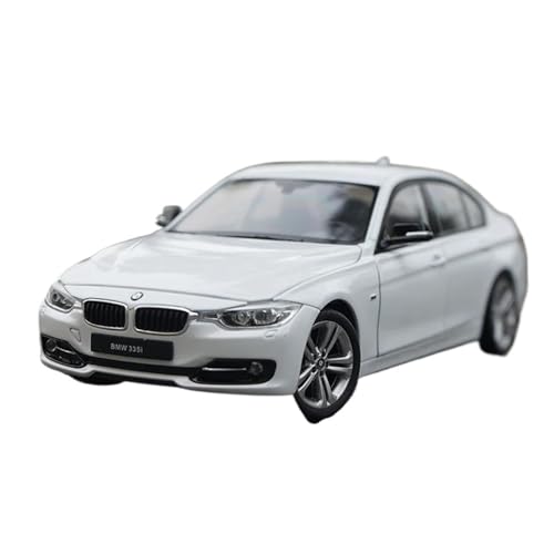 SYYANFEI Auto Modell 1:24 Für BMW 3er 335i, Legierungsauto Druckguss Und Spielzeug Metallfahrzeuge Automodell Simulationssammlung Spielzeug Jungen Mädchen Geschen(Weiß) von SYYANFEI