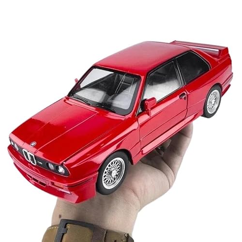 SYYANFEI Auto Modell 1:24 Für BMW M3 E30 1988 Legierung Sportwagen Druckguss Metall Oldtimer Modell Simulation Sound Und Licht Spielzeug Jungen Mädchen Geschen von SYYANFEI