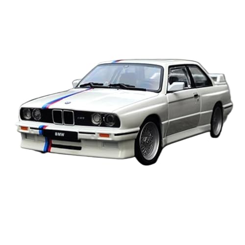 SYYANFEI Auto Modell 1:24 Für BMW M3 E301988 Legierung Sportwagen Druckguss Metallspielzeug Klassische Fahrzeuge Automodell Simulation Jungen Mädchen Geschen(Weiß) von SYYANFEI