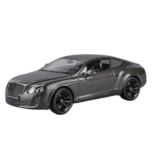 SYYANFEI Auto Modell 1:24 Für Bentley Continental Supersports Legierung Automodell Druckguss Spielzeug Sammlungen Dekoration Kleinkinder Kinder Jungen Mädchen Geschenk(Schwarz) von SYYANFEI