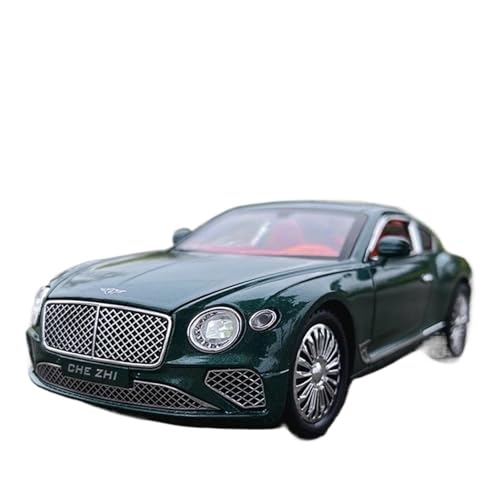 SYYANFEI Auto Modell 1:24 Für Continental GT Legierung Luxy Auto Diecasts Metall Auto Modell Simulation Sound Licht Sammlung Spielzeug Jungen Mädchen Geschen(Grün) von SYYANFEI