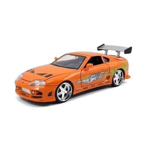 SYYANFEI Auto Modell 1:24 Für Den Maßstab 1995 Toyota Supra Nostalgisches Klassisches Modellauto Aus Druckguss-Metalllegierung Spielzeugkollektion Dekoration Jungen Mädchen Geschen von SYYANFEI