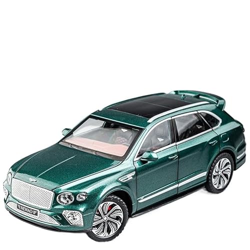 SYYANFEI Auto Modell 1:24 Für Die Cast Metal Bentley Timbuktu SUV Legierung Modellauto Spielzeugauto Simulation Automodell Erwachsenenkollektion Jungen Mädchen Geschen(Grün) von SYYANFEI