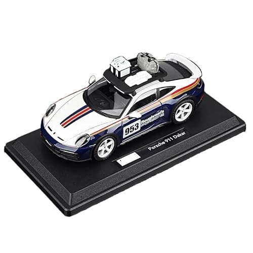 SYYANFEI Auto Modell 1:24 Für Druckguss-Porsche 911-Automodell Dakar Dakar Offroad-Rennwagenmodell Aus Legierung, Carenthusiasts-Sammlung Jungen Mädchen Geschen von SYYANFEI